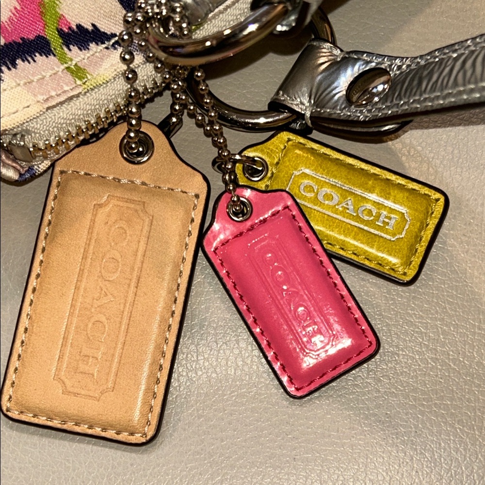 Coach Poppy Ikat Signature C Glam Tote - Picture 12 of 17